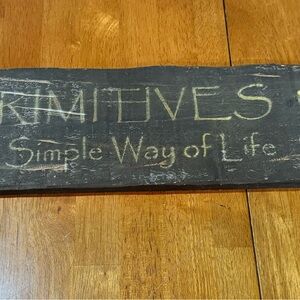Primitive Black and Yellow Decor Accents